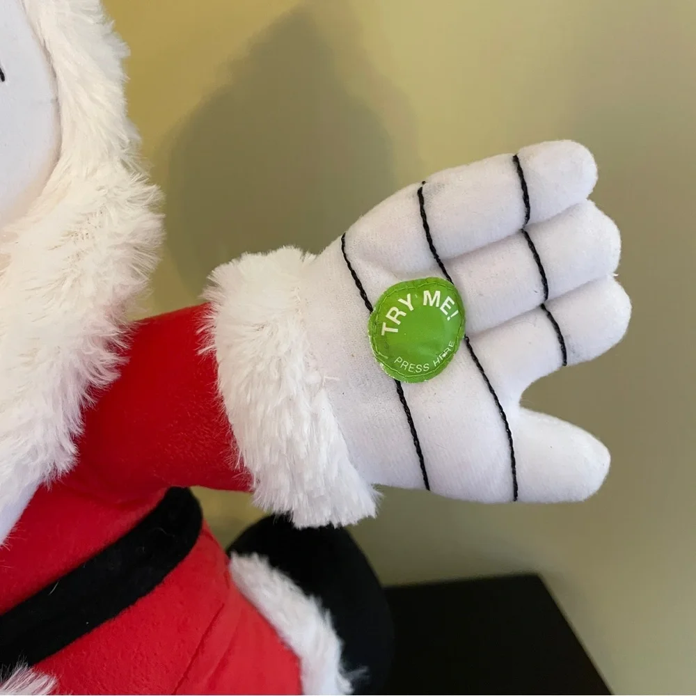 NWT Nightmare Before Christmas ANIMATED MUSICAL Jack Skellington Santa SEE VIDEO